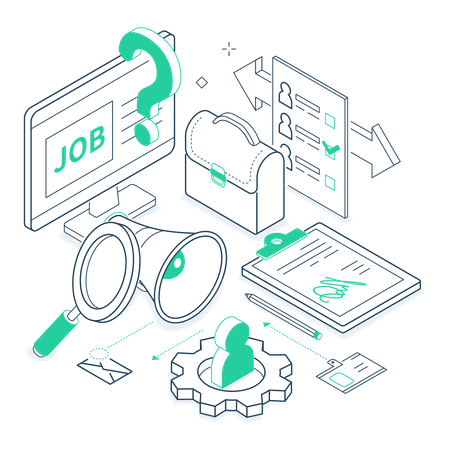 Job search  Illustration