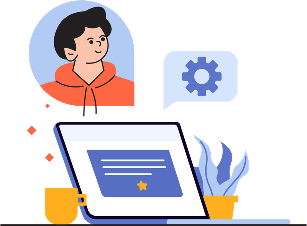 Job Seeker  Illustration