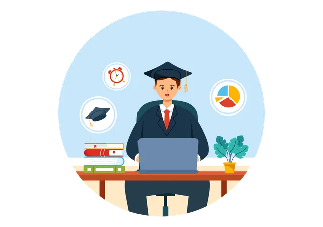 Career Education Vector Illustration With A Growth Concept Learning Model To Associate Activities For Real Experience In A Flat Cartoon Background Illustration