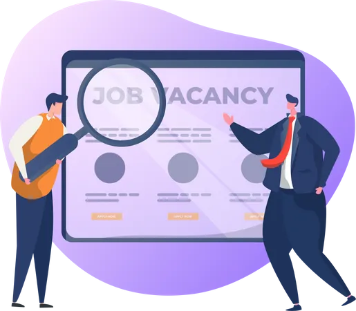 Job Vacancies Information Illustration