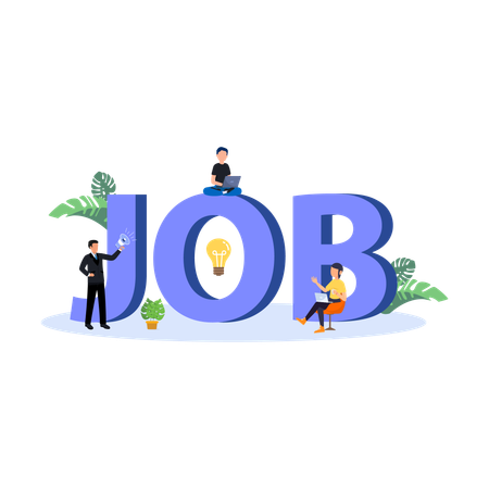 JOB vacancy  Illustration