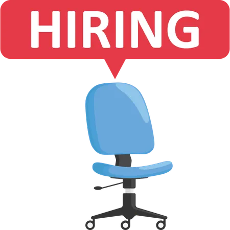 Recruitment Hiring Concept Job In A Company Is Vacant Illustration