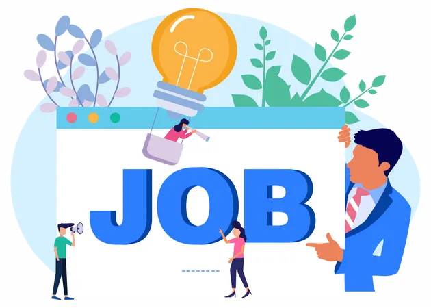 Job Vacancy  Illustration