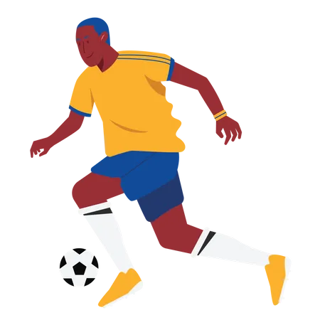 Jogador de futebol  Ilustração