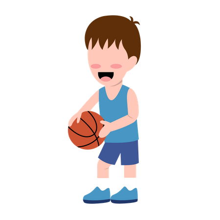 Jogar basquete  Ilustração