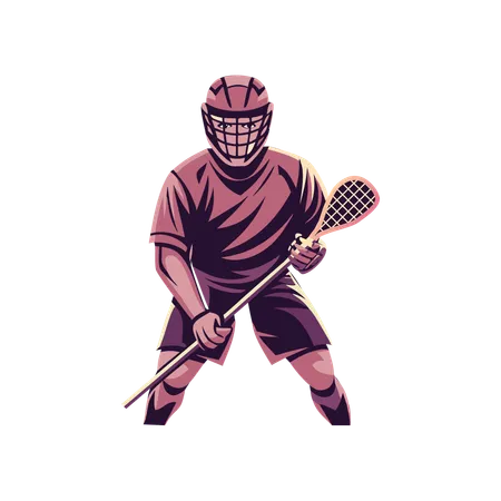 Jogo de lacrosse  Ilustração