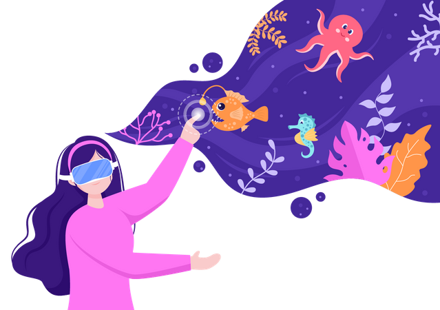 Jogo Mar VR  Ilustração