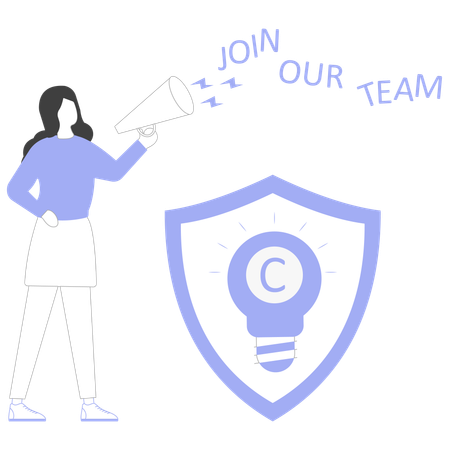 Join our team  Illustration