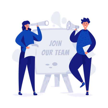 Join our team Illustration