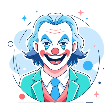 Joker lachen  Illustration