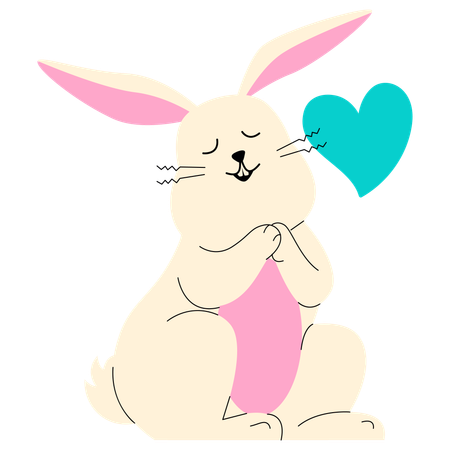 Joli lapin  Illustration