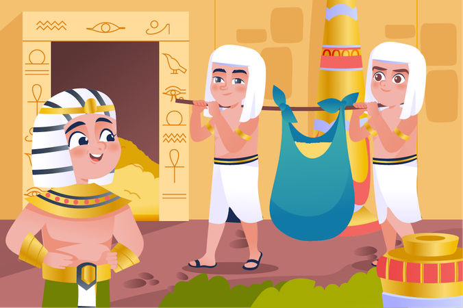 Joseph Deputy Pharaoh  Illustration