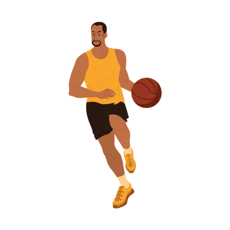 Joueur de basketball  Illustration