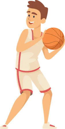 Joueur de basketball  Illustration