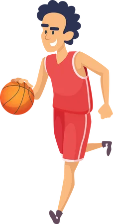 Joueur de basketball  Illustration