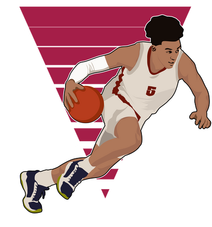 Joueur de basketball  Illustration