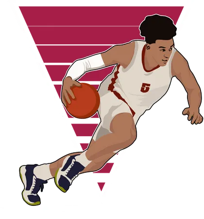 Joueur de basketball  Illustration