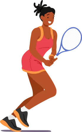 Joueur de tennis  Illustration