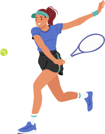 Joueur de tennis  Illustration