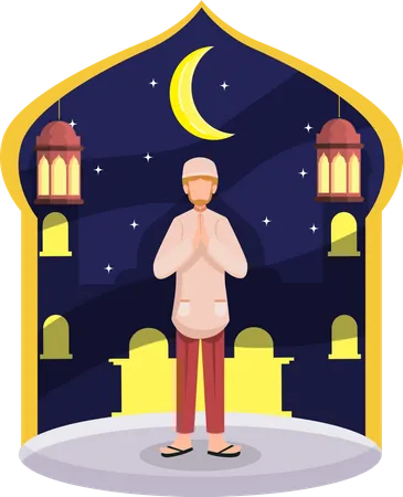 Jour du Ramadan  Illustration