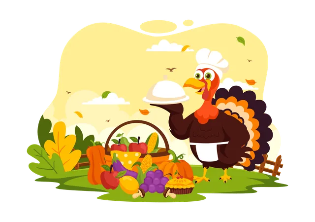 Jour de Thanksgiving  Illustration