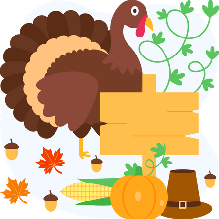 Jour de Thanksgiving  Illustration