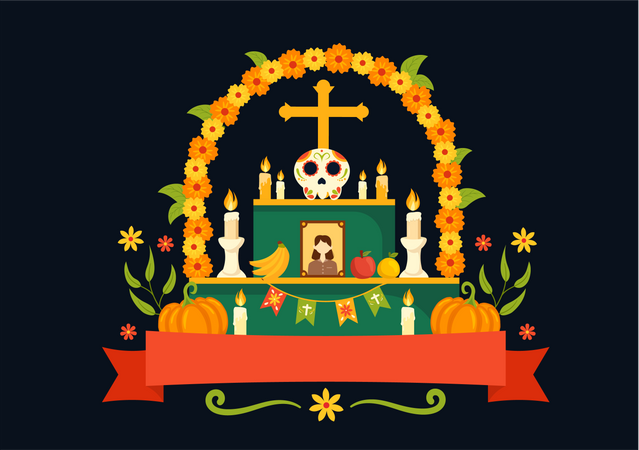 Jour des morts  Illustration