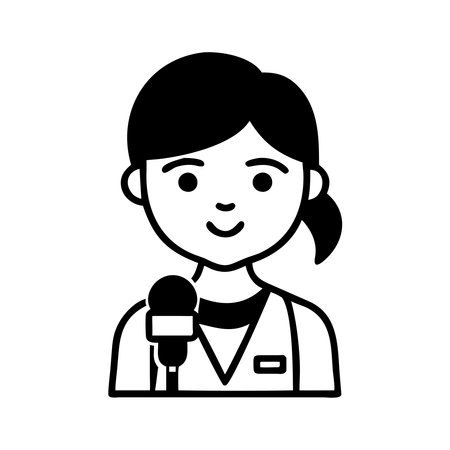 Journalist  Illustration