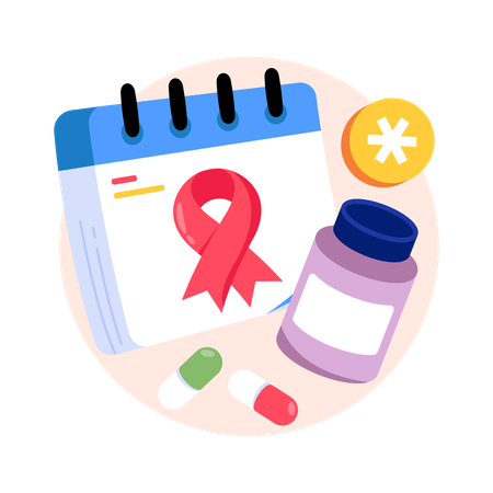 Journée contre le cancer  Illustration