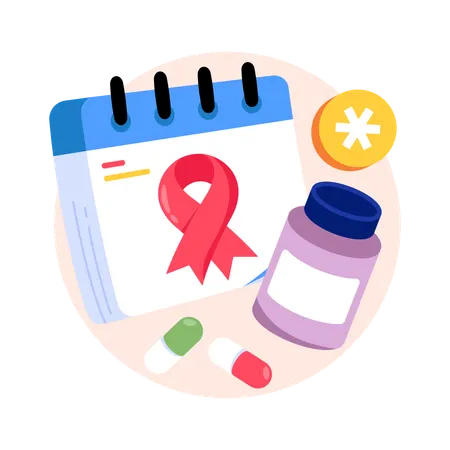 Journée contre le cancer  Illustration