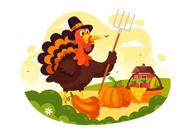 Journée internationale de Thanksgiving  Illustration