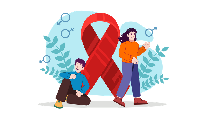 Journée internationale du sida  Illustration