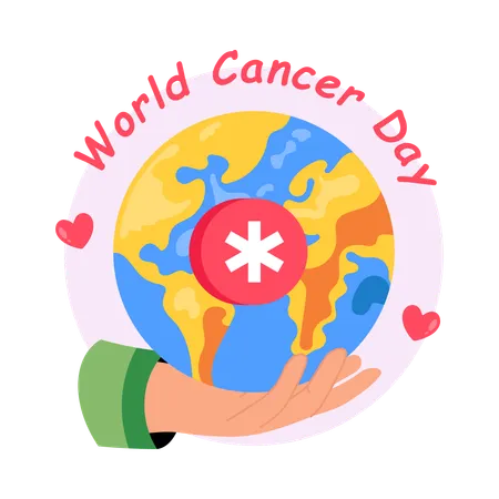Journée mondiale contre le cancer  Illustration