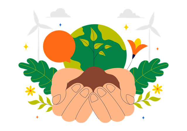Journée mondiale de la conservation de la nature  Illustration