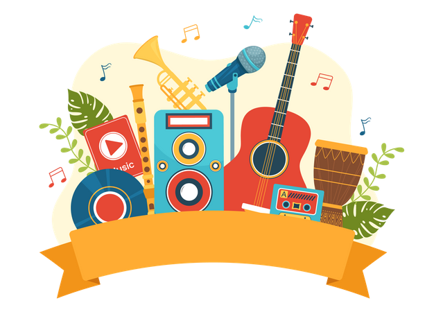 Journée mondiale de la musique  Illustration