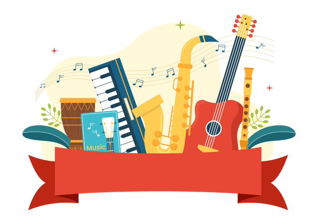 Journée mondiale de la musique  Illustration