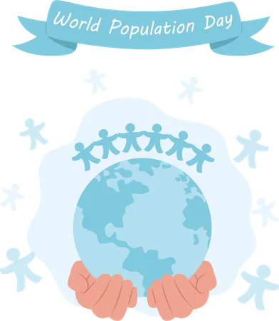 Journée mondiale de la population  Illustration