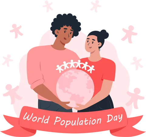 Journée mondiale de la population  Illustration