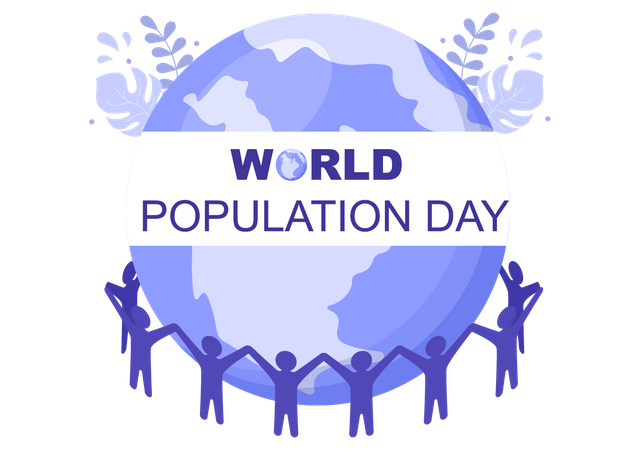 Journée mondiale de la population  Illustration