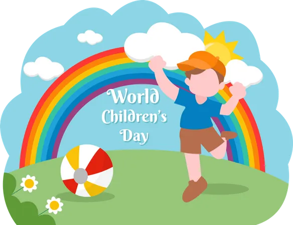 Journée mondiale des enfants  Illustration