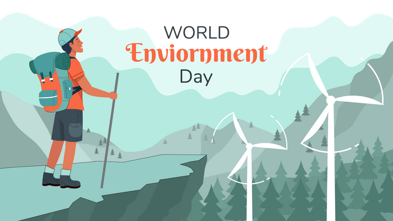 Journée mondiale de l'environnement  Illustration