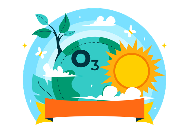 Journée mondiale de l'ozone  Illustration