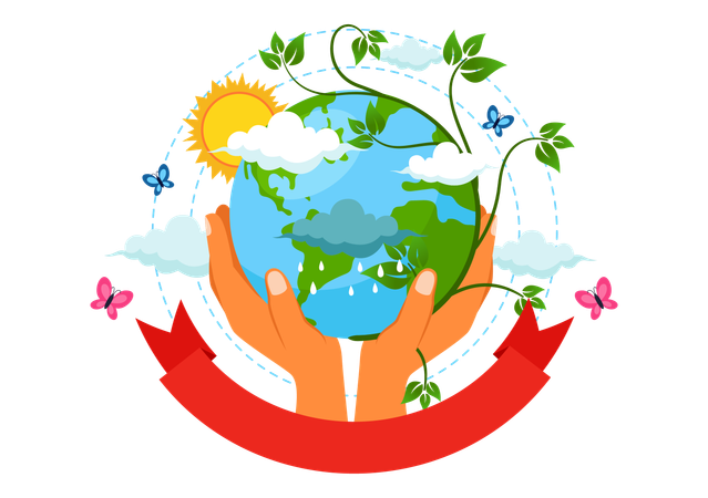 Journée mondiale de sensibilisation à l'ozone  Illustration