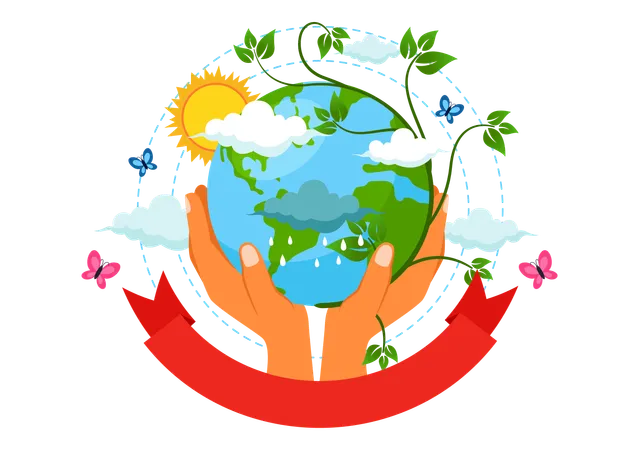 Journée mondiale de sensibilisation à l'ozone  Illustration