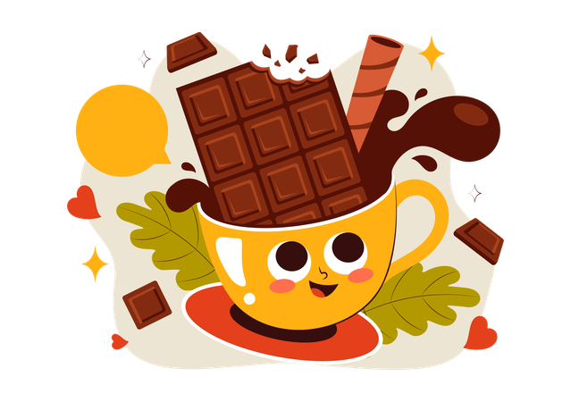 Journée mondiale du chocolat  Illustration