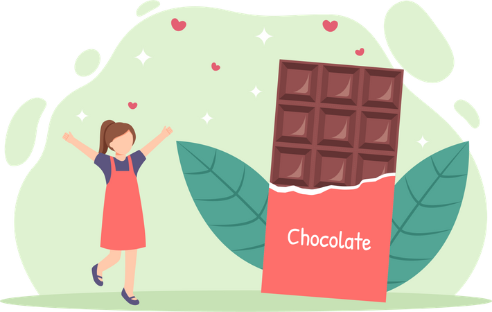 Journée mondiale du chocolat  Illustration