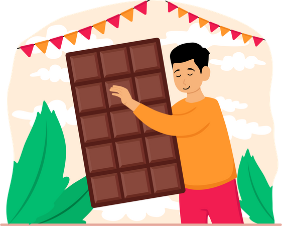 Journée mondiale du chocolat  Illustration