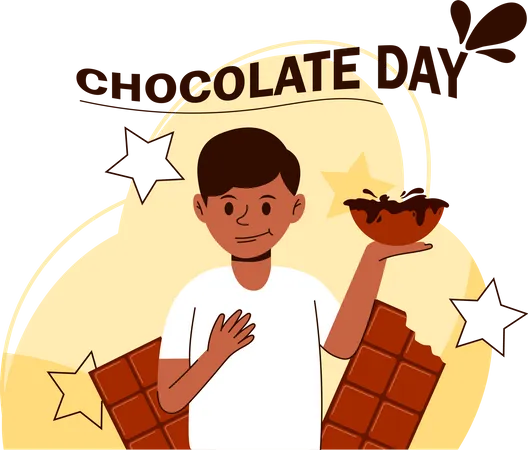 Journée mondiale du chocolat  Illustration