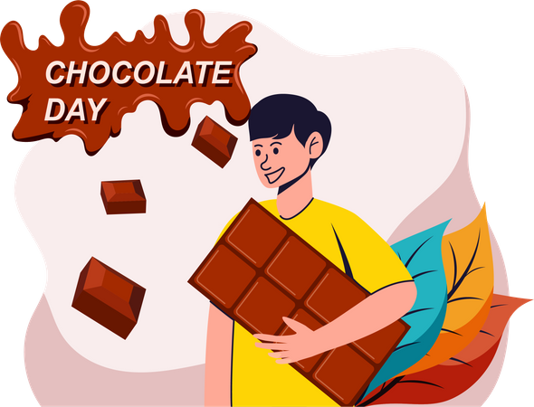 Journée mondiale du chocolat  Illustration