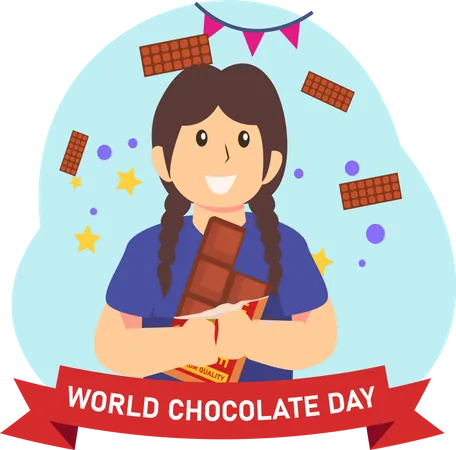 Journée mondiale du chocolat  Illustration